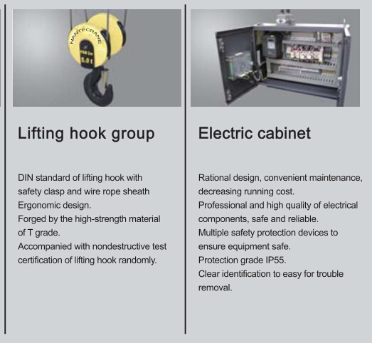 Ηλεκτρική ενιαία δοκός/διπλός ανελκυστήρας σχοινιών καλωδίων δοκών