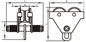 Ελαφρύ GCT 619 σαφής ανελκυστήρας αλυσίδων καροτσακιών χειρωνακτικός με την χέρι-ωθημένη απλή δομή